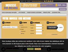 Tablet Screenshot of moussesurmesure.com